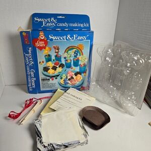 Vintage 1983 Sweet & Easy Care Bears Candy Making Kit Lollipop Mold Complete
